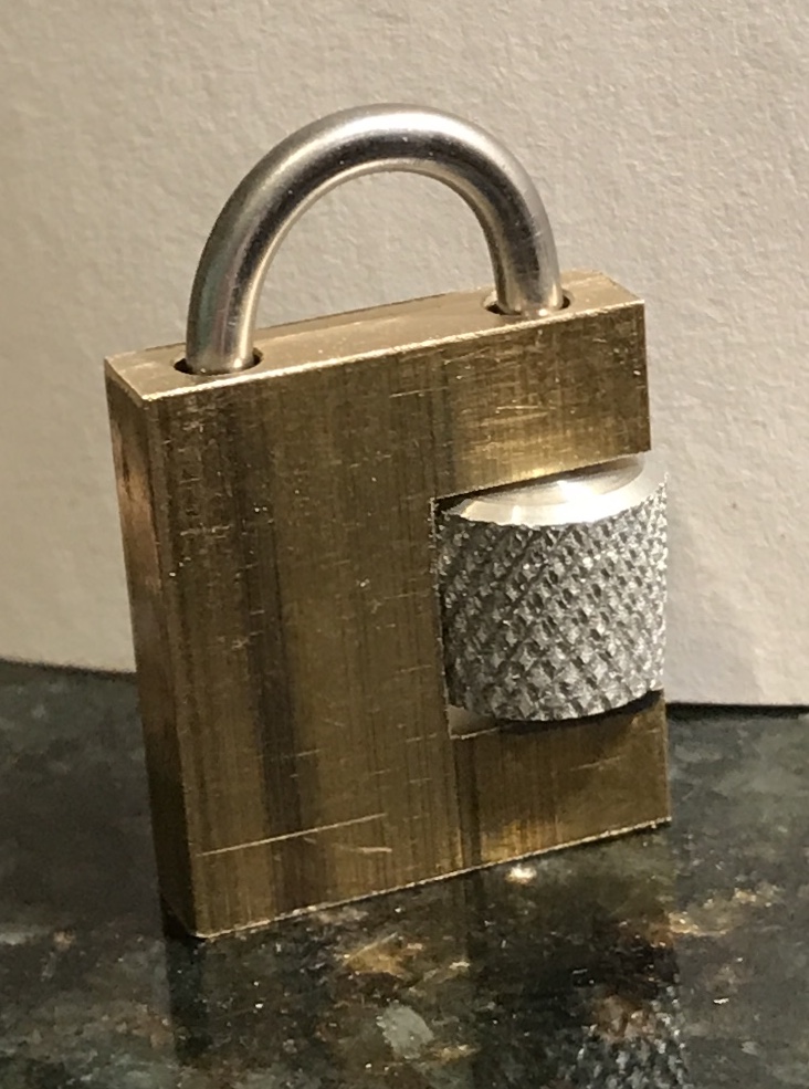 The lock assembled